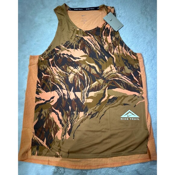 Nike Trail Rise 365 PR Running racing Tank Top singlet DM4781-738 Men's Large - Picture 2 of 15